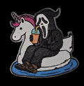 Ghost Face on a Floatie